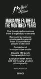 Marianne Faithfull The Montreux Years 2 x 180 GRAM VINYL LP SET