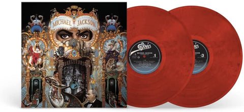 Michael Jackson – Dangerous 2 x RED SWIRL COLOURED VINYL LP SET