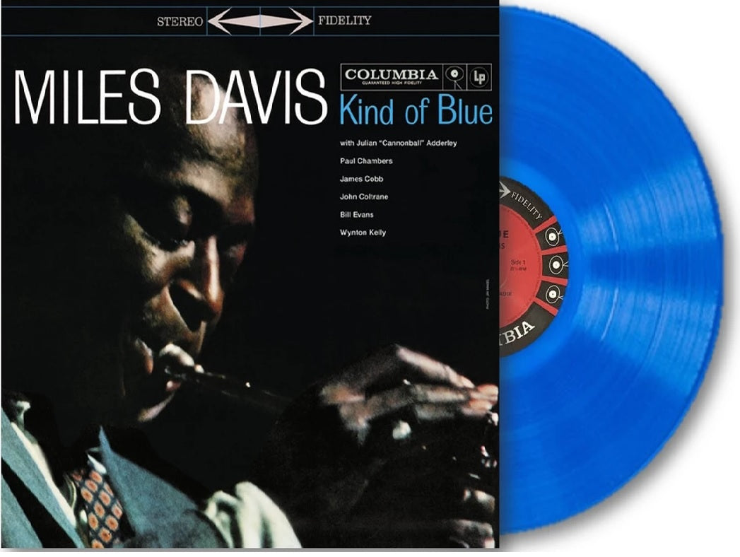 Miles Davis ‎- Kind Of Blue - MARBLED BLUE COLOURED VINYL LP