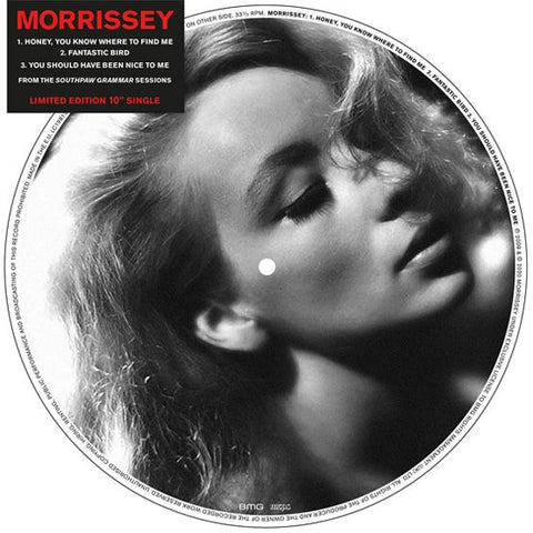 Morrissey - Honey, You Know Where To Find Me TRANSPARENT PHOTO DISC VINYL 10" (RSD20)