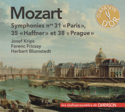 Mozart Symphonies nos 31 Paris, 35 Haffner et 38 Prague CD