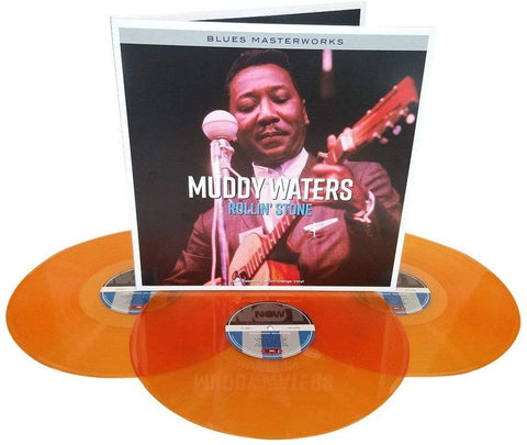 Muddy Waters Rollin' Stone 3 x ORANGE COLOURED VINYL LP SET