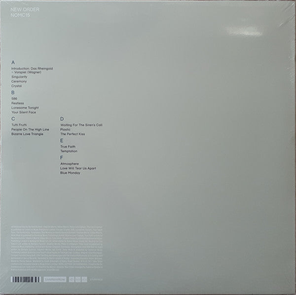 New Order ‎– NOMC15 - 3 x VINYL LP SET