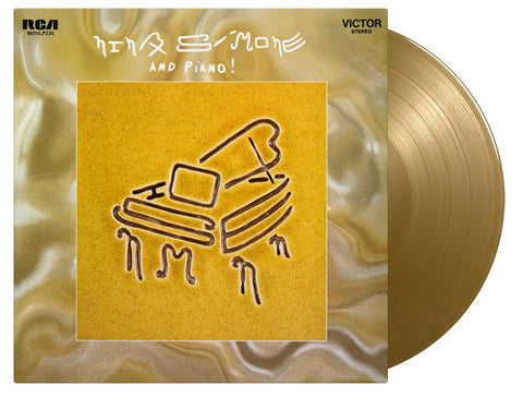 Nina Simone - and Piano! - SOLID GOLD COLOURED VINYL 180 GRAM LP