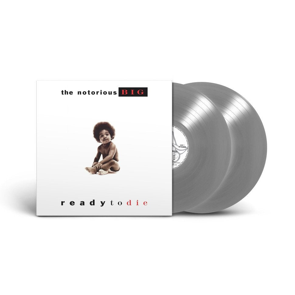 The Notorious B.I.G. ‎– Ready To Die 2 x SILVER COLOURED VINYL LP SET