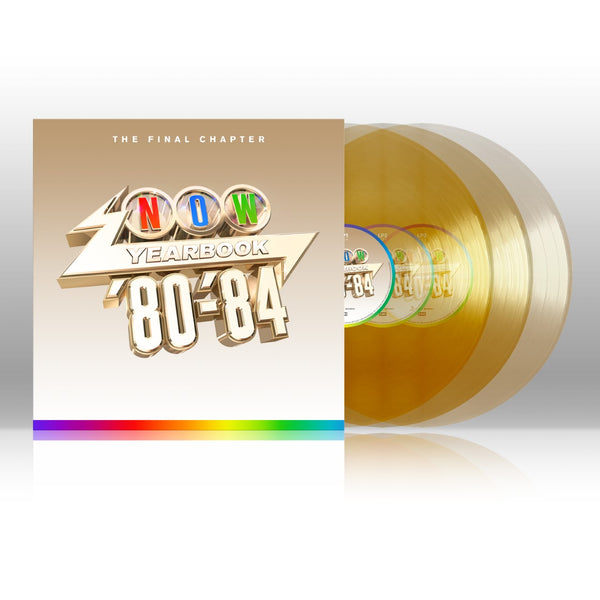 NOW Yearbook '80-'84: The Final Chapter- 3 x TRANSLUCENT GOLD COLOURED VINYL LP SET