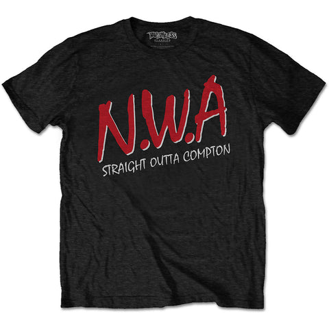 N.W.A T-SHIRT: STRAIGHT OUTTA COMPTON SMALL NWATS01MB01