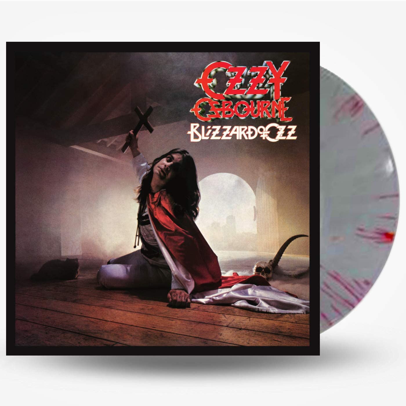 Ozzy Osbourne ‎– Blizzard Of Ozz - SILVER & RED SWIRL COLOURED VINYL LP (NEW)