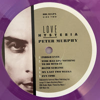 Peter Murphy ‎– Love Hysteria - INDIGO COLOURED VINYL LP