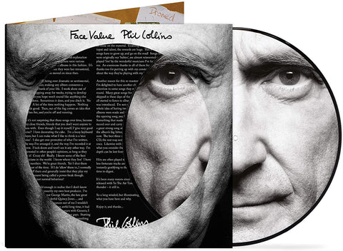 Phil Collins - Face Value - PICTURE DISC VINYL LP