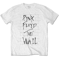 PINK FLOYD T SHIRT: THE WALL & LOGO SMALL WALLTS03MW01