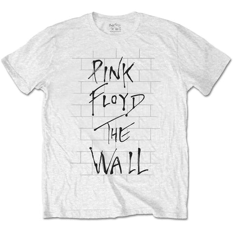 PINK FLOYD T-SHIRT: THE WALL & LOGO MEDIUM WALLTS03MW02
