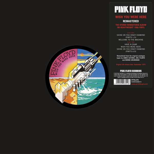pink floyd wish you were here 180 GRAM VINYL LP (WARNER)