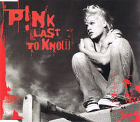 P!nk (Pink) Last To Know PROMO CD 1 Track with Custom Printed Picture Inlay & CD