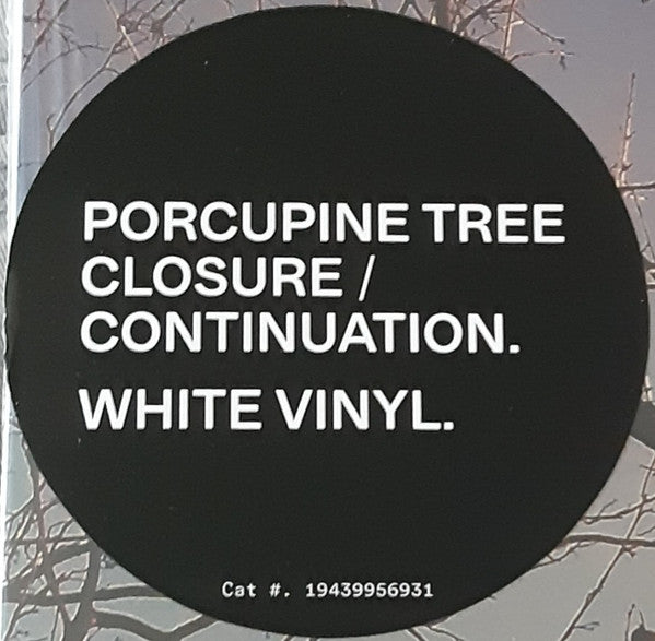 Porcupine Tree – Closure / Continuation - 2 x WHITE COLOURED VINYL LP SET
