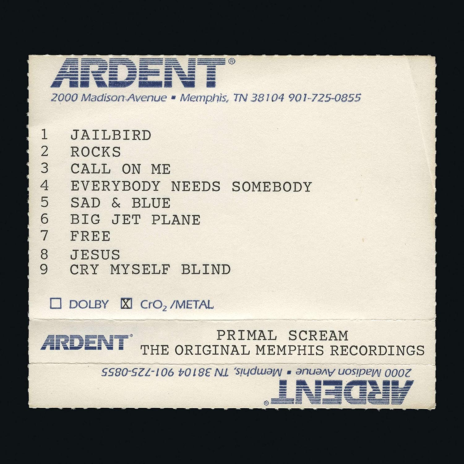 Primal Scream ‎– Give Out But Don't Give Up (The Original Memphis Recordings) 2 x 180 GRAM VINYL LP SET + DOWNLOAD
