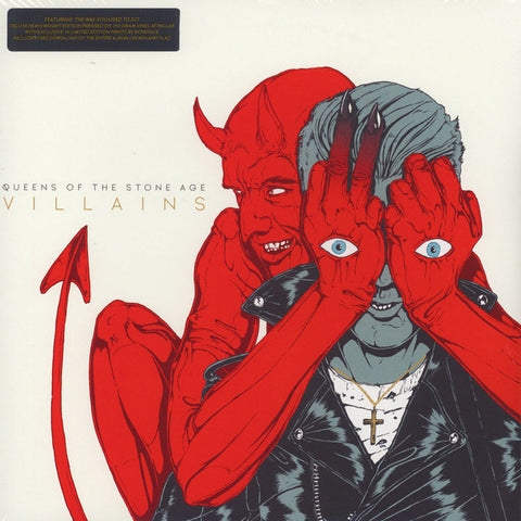 Queens Of The Stone Age ‎– Villains 2 x 180 GRAM VINYL LP BOX SET with ETCHED SIDE, 14 x LIMITED EDITION PRINTS & DOWNLOAD
