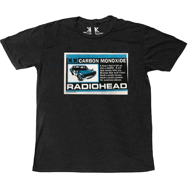 RADIOHEAD T-SHIRT: CARBON PATCH MEDIUM RHTS02MB02