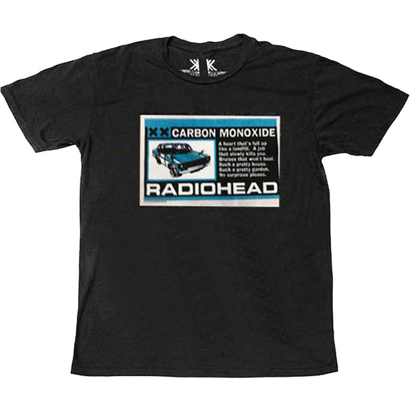 RADIOHEAD T-SHIRT: CARBON PATCH SMALL RHTS02MB01