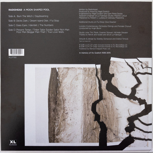 Radiohead - A Moon Shaped Pool - 2 x WHITE COLOURED VINYL 180 GRAM LP SET