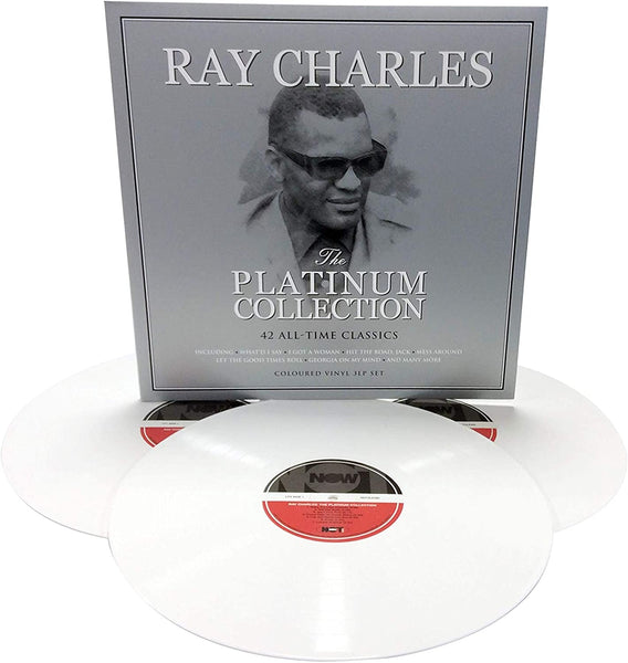 Ray Charles ‎– The Platinum Collection - 3 x WHITE COLOURED VINYL LP SET