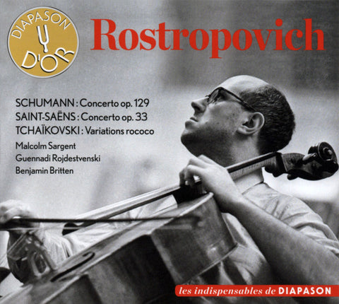 Rostropovich Schumann Concerto op. 129, Saint-Saens Concerto op 33 etc. CD