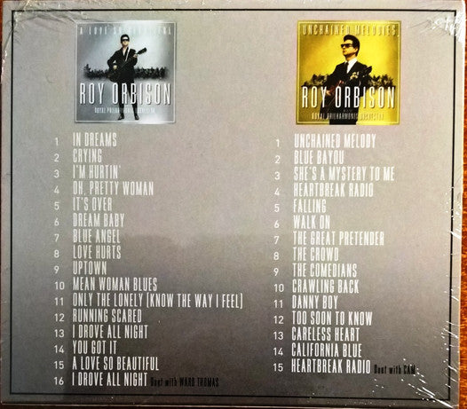 Roy Orbison With The R.P.O. -  A Love So Beautiful & Unchained Melodies - 2 x CD ALBUM SET
