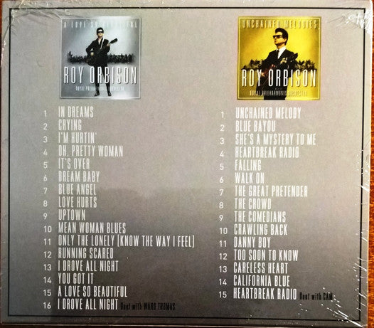 Roy Orbison With The Royal Philharmonic Orchestra A Love So Beautiful & Unchained Melodies 2 X CD SET