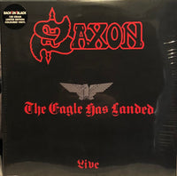 Saxon – The Eagle Has Landed (Live) 2 x RED COLOURED VINYL LP SET (used)