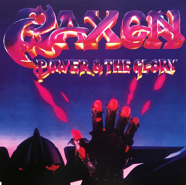 Saxon - Power & The Glory - SWIRL COLOURED VINYL LP - LIMITED EDITION