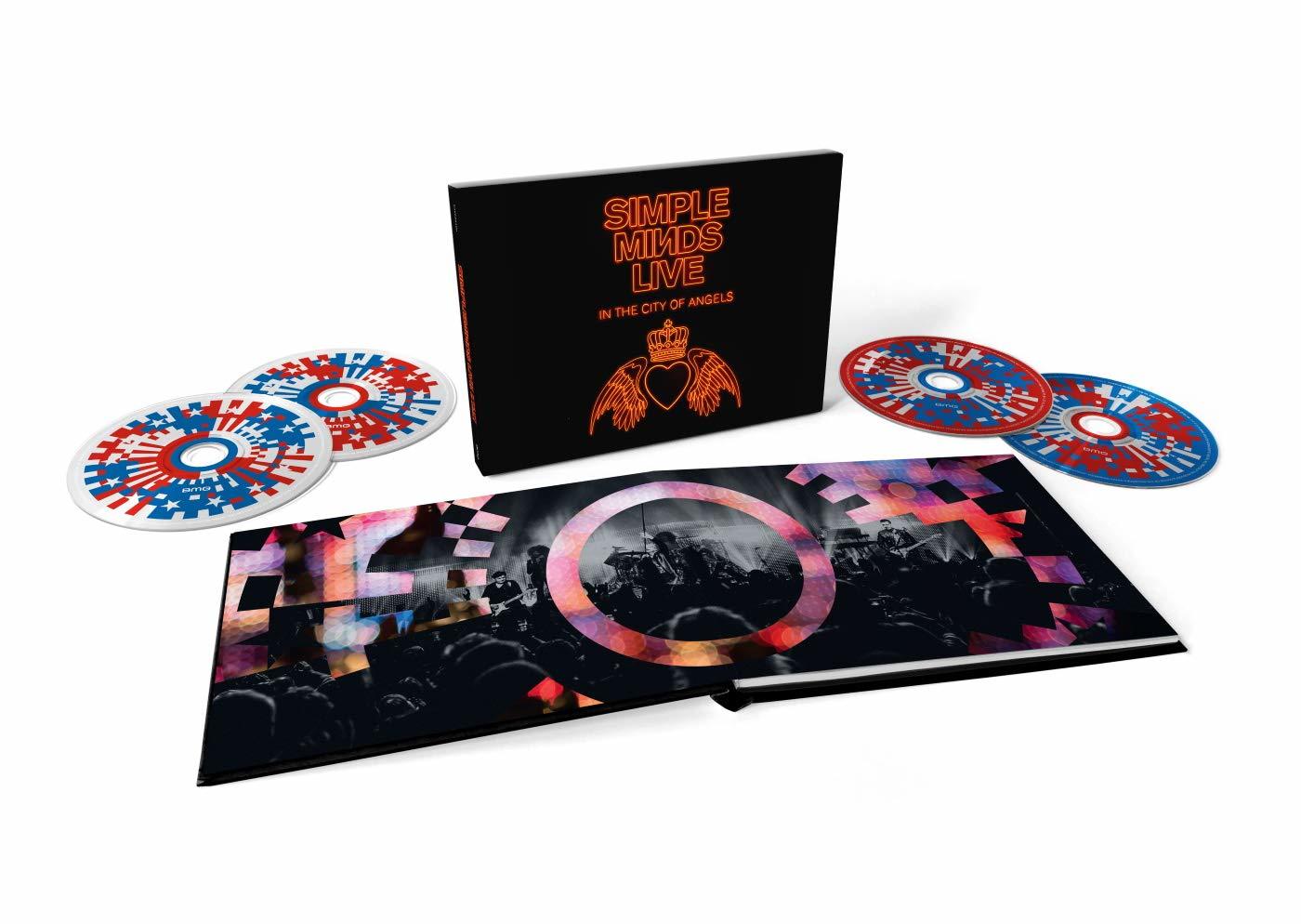 Simple Minds ‎Live In The City Of Angels DELUXE BOOK BOX SET with 4 x CD (UNIVERSAL)