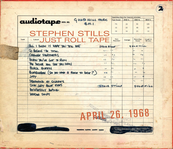 Stephen Stills Just Roll Tape April 26 1968 CD