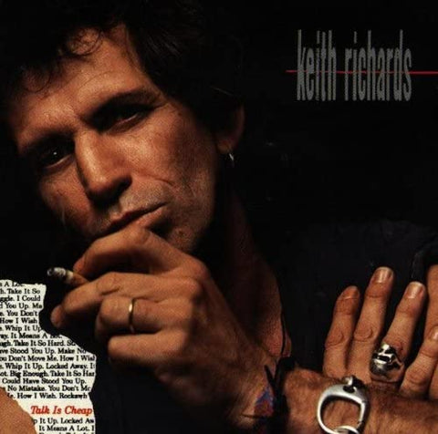 Keith Richards Talk Is Cheap RED COLOURED VINYL 30th ANNIVERSARY LP