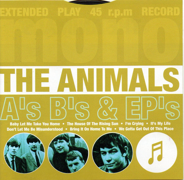 the animals a's b's & ep's CD (WARNER)