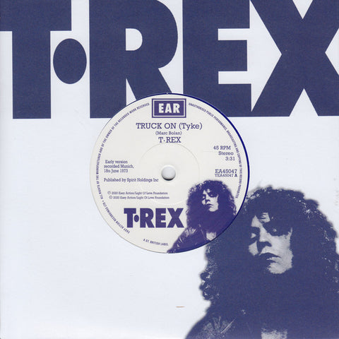 T. Rex ‎– Truck On (Tyke) BLUE COLOURED VINYL in DIE CUT CUSTOM PICTURE COVER