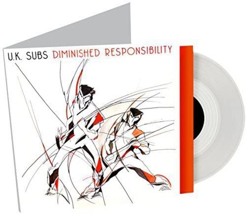 U.K. Subs ‎– Diminished Responsibility WHITE COLOURED VINYL 180 GRAM LP