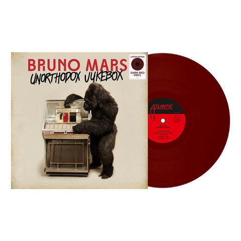 Bruno Mars – Unorthodox Jukebox - DARK RED COLOURED VINYL LP