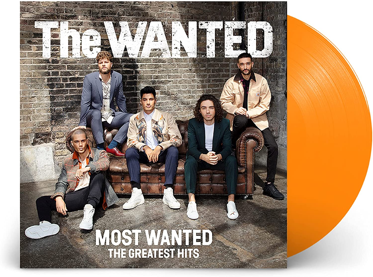 The Wanted Most Wanted: The Greatest Hits ORANGE COLOURED VINYL LP